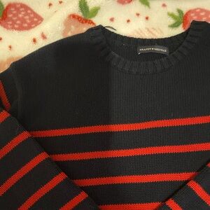 striped brandy over sized sweater